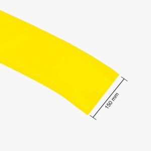150mm PVC Heat Shrink Sleeve for Lithium Battery Pack - 1 Meter (Yellow)